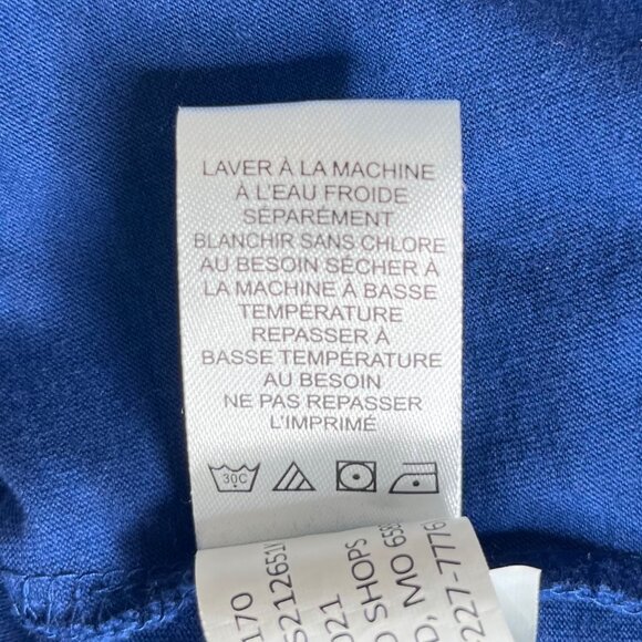 Natural Reflections Tank Top Womens Medium Blue Sun Rays Boat Waves Lake Days - Picture 8 of 8